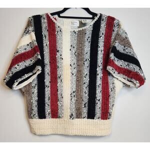 Vintage Bonnie and Bill New York Multicolor Knit Top- Size Small